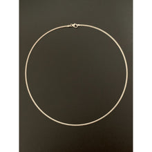 Load image into Gallery viewer, 18K Gold Necklace Chain Soft Omega 16 inches 2.42 grams Two Tone Yellow White Gold - Rafant