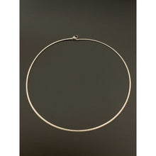 Load image into Gallery viewer, 18K Gold Necklace Omega Flexible White Yellow Gold Two Tone 16 inches 2.43 grams - Rafant