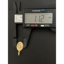 Load image into Gallery viewer, 18K Gold Pendant Mother Mary Oval 1.03 grams - Rafant