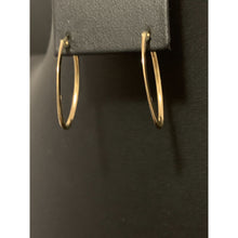 Load image into Gallery viewer, 18K Yellow Gold Earrings Hoops Oval - Rafant