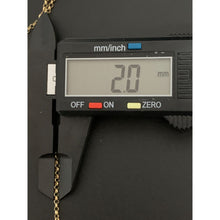 Load image into Gallery viewer, 18K Gold Necklace Rolo Chain 17.5 inches Puffed Heart Pendant 3.07 grams - Rafant