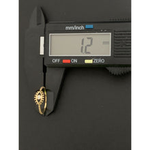 Load image into Gallery viewer, 18K Gold Ring Evil Eye Cubic Zirconia 1.14 grams Size 6 - Rafant