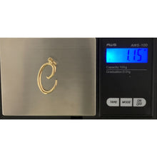 Load image into Gallery viewer, 18K Gold Pendant Letter C 1.15 grams - Rafant