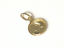 Load image into Gallery viewer, New Authentic Stamped 18K Saudi Gold Woman Lady Round Circle Pendant Small - Rafant