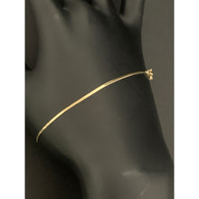 Load image into Gallery viewer, 18K Gold Chain Bracelet Size 7.5 inches 0.85 grams Lightweight - Rafant