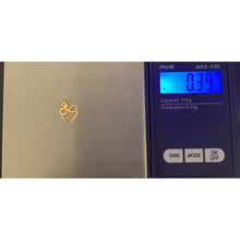 Load image into Gallery viewer, 18K Gold Pendant Charm Heart Infinity 0.39 grams - Rafant