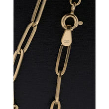 Load image into Gallery viewer, 18K Gold Bracelet Paperclips Link 7.5" - Rafant