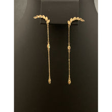 Load image into Gallery viewer, 18K Yellow Gold Earrings Post Dangling - Rafant