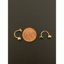 Load image into Gallery viewer, 18K Gold Earrings Ball Heart 1.26grams - Rafant