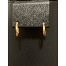Load image into Gallery viewer, 18K Gold Earrings Hoops Loops Small 0.87 grams - Rafant