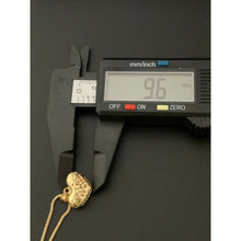 Load image into Gallery viewer, 18K Saudi Gold Necklace 17.50" Chain with Puffed Heart Pendant 3.20 grams - Rafant