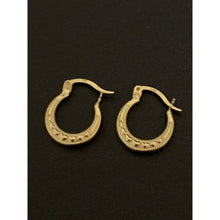 Load image into Gallery viewer, 18K Gold Earrings Hoops Loops 1.08 grams Small - Rafant