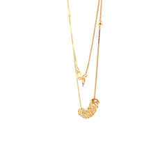 Load image into Gallery viewer, 18K Yellow Gold Necklace Chain Box 17.5 inches Tube Pendant 1.80 grams - Rafant