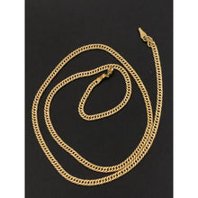 Load image into Gallery viewer, 18K Yellow Gold Necklace Chain Curb 22 inches - Rafant