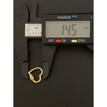 Load image into Gallery viewer, 18K Gold Pendant Heart 1.62 grams - Rafant