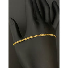Load image into Gallery viewer, 18K Gold Bracelet Curb 2.48 grams 8 inches - Rafant