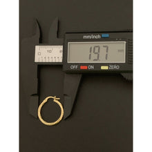 Load image into Gallery viewer, 18K Gold Earrings Hoops Loops 1.21 grams - Rafant