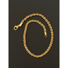 Load image into Gallery viewer, 18K Gold Bracelet Rope Size 8 inches 2.47 grams - Rafant