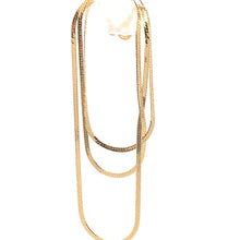 Load image into Gallery viewer, 18K Yellow Gold Necklace Chain Flat 2.22 grams 17.5 inches - Rafant