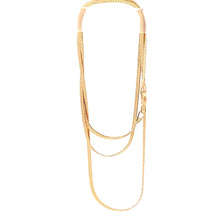 Load image into Gallery viewer, 18K Yellow Gold Necklace Chain Flat 2.22 grams 17.5 inches - Rafant