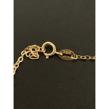 Load image into Gallery viewer, 18K Gold Bracelet Flower Charm Size 7 inches 1.20 grams - Rafant