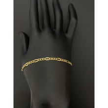 Load image into Gallery viewer, 18K Gold Bracelet Figaro 7 inches 1.44 grams - Rafant