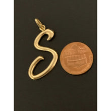 Load image into Gallery viewer, 18K Gold Pendant Letter S 1.28 grams - Rafant