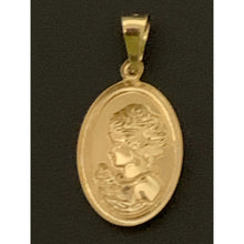 Load image into Gallery viewer, 18K Gold Pendant Oval Woman Lady 0.92 grans - Rafant