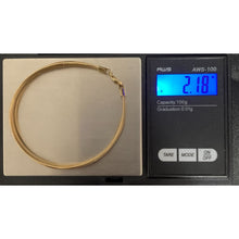 Load image into Gallery viewer, 18K Saudi Gold Bracelet Soft Mesh Flexible Bangles 2.18 grams Size 7 inches - Rafant