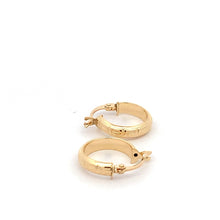 Load image into Gallery viewer, 18K Yellow Gold Earrings Hoops Small 1.04 grams - Rafant