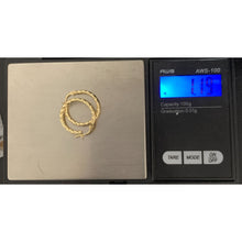 Load image into Gallery viewer, 18K Gold Earrings Hoops Loops 1.19 grams Small - Rafant