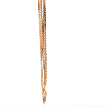 Load image into Gallery viewer, 18K Yellow Gold Necklace Chain Snake 17.5 inches 1.56 grams Thin Chain - Rafant