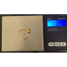 Load image into Gallery viewer, 18K Gold Ring Ball 1.24 grams Size 5.75 - Rafant