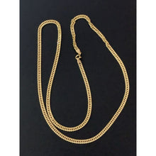 Load image into Gallery viewer, 18K Gold Chain Necklace Real Saudi Gold Curb 20" - Rafant
