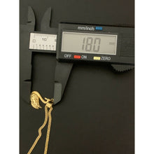 Load image into Gallery viewer, New Real 18K Saudi Gold Necklace Curb 18" Chain Swan Japan Gold Pendant - Rafant