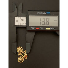 Load image into Gallery viewer, 18K Gold Pendant Japan Yellow Gold Bicycle - Rafant