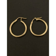 Load image into Gallery viewer, 18K Yellow Gold Earrings Hoops Loops - Rafant