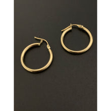 Load image into Gallery viewer, 18K Yellow Gold Earrings Hoops Loops - Rafant