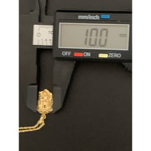 Load image into Gallery viewer, 18K Saudi Gold Necklace Rope Chain 17.75" with Jesus Christ Face Pendant - Rafant