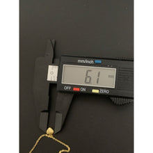 Load image into Gallery viewer, 18K Gold Bracelet Heart Charms 7.25 inches 1.94 grams - Rafant