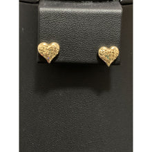Load image into Gallery viewer, 18K Gold Earrings Stud Heart 1.08 grams - Rafant