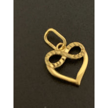 Load image into Gallery viewer, 18K Gold Pendant Charm Heart infinity 0.42 grams - Rafant