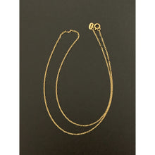 Load image into Gallery viewer, 18K Gold Necklace Chain 15.75 inches 0.92 grams - Rafant