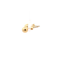 Load image into Gallery viewer, 18K Yellow Gold Earrings Stud Balls Polished 0.88 grams - Rafant