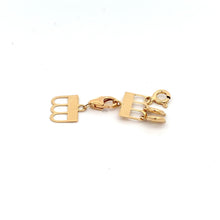 Load image into Gallery viewer, 18K Yellow Gold Necklace Layering Clasp 1.34 grams - Rafant
