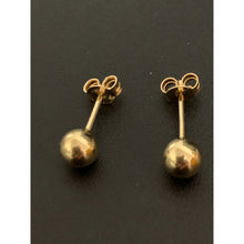 Load image into Gallery viewer, 18K Gold Earrings Stud Polished Balls 1.55 grams - Rafant