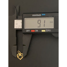 Load image into Gallery viewer, 18K Gold Pendant Charm Heart infinity 0.42 grams - Rafant