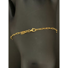 Load image into Gallery viewer, 18K Saudi Gold Bracelet Paperclips 1.44 grams 7 inches - Rafant