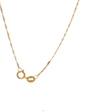Load image into Gallery viewer, 18K Gold Necklace Chain 17.75 inches Pendant Cross Religious 1.14 grams - Rafant