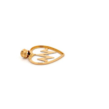 Load image into Gallery viewer, 18K Gold Pendant Heart Beat White Yellow Gold 1.13 grams - Rafant